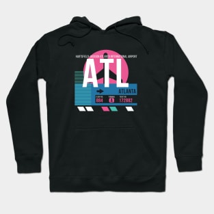 Atlanta (ATL) Airport // Sunset Baggage Tag Hoodie